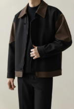 Korean StyleFlape Zipper Jacket - Image 2