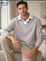 Johnny Collar Sweatshirt - Image 2